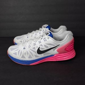 Nike Lunarglide 6 Blue Pink Sz 6.5